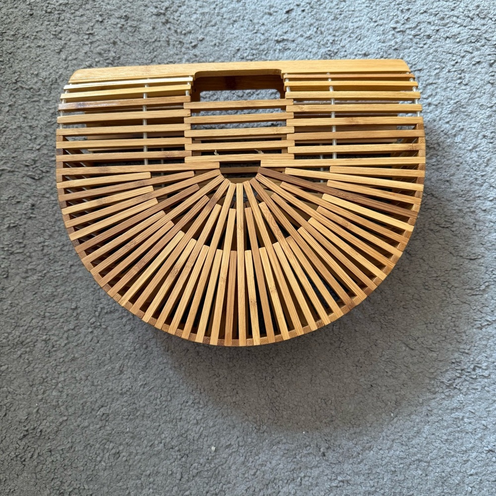 Bamboo Clutch Handbag